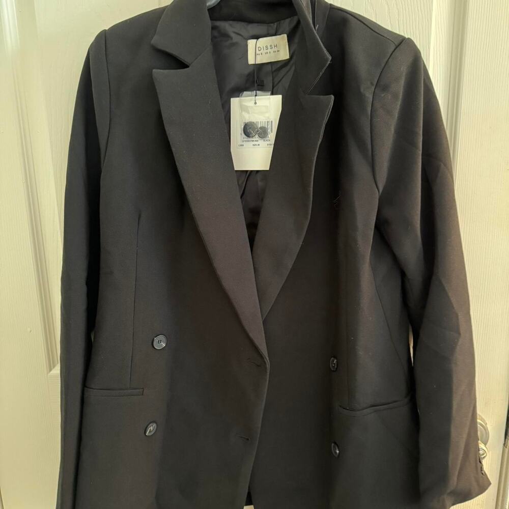 Diish black womens blazer